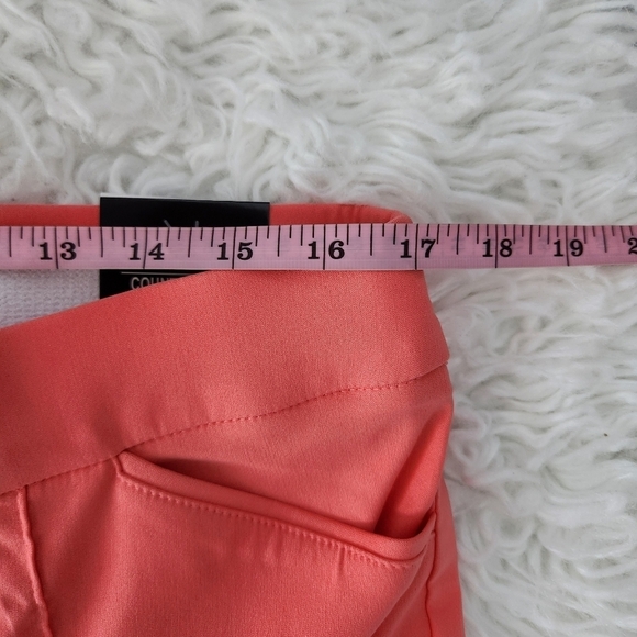 Counterparts Luxe Stretch Crop Mid Rise Pants. Coral Ice. Size Large. - Picture 5 of 10